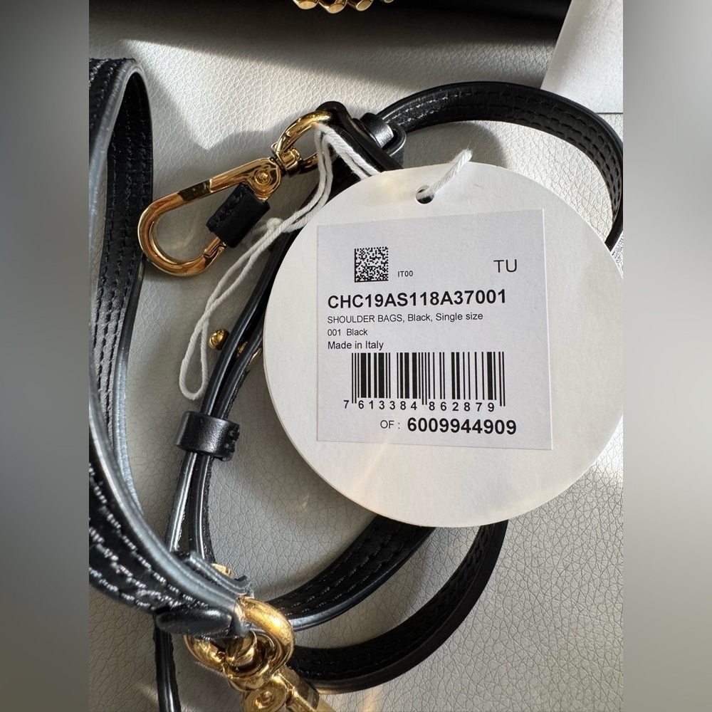NWT Chloé Black & Gold Leather Mini Annie Shoulder Bag Barney’s New York - Picture 5 of 6